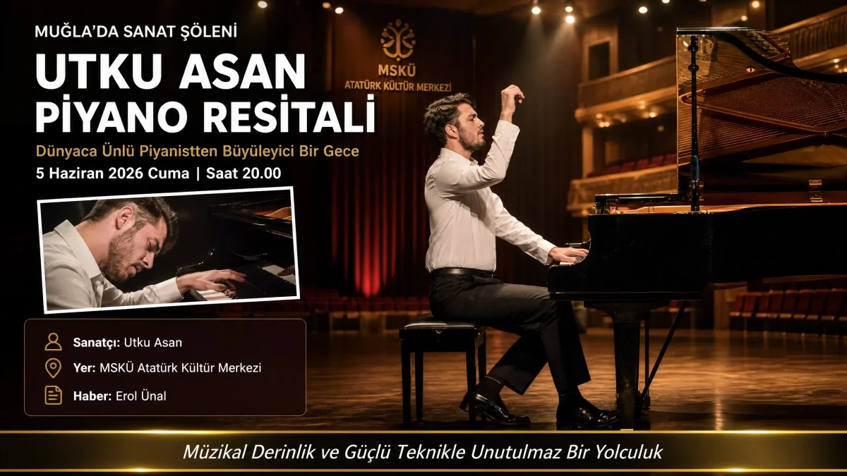 Genç Deha Utku Asan Muğla’da Sahne Alıyor: Klasik Müzik Tutkunları AKM’de Buluşuyor