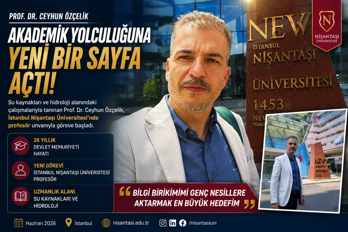 Prof. Dr. Ceyhun Özçelik’ten Akademik Kariyerinde Yeni Dönem: Nişantaşı Üniversitesi’ne Transfer Oldu