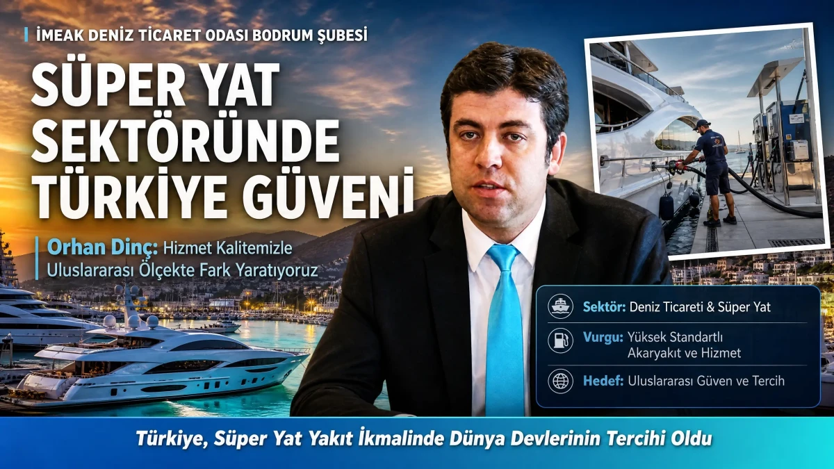 Orhan Dinç: “Süper Yatların Türk Akaryakıtına Güveni Gurur Verici”