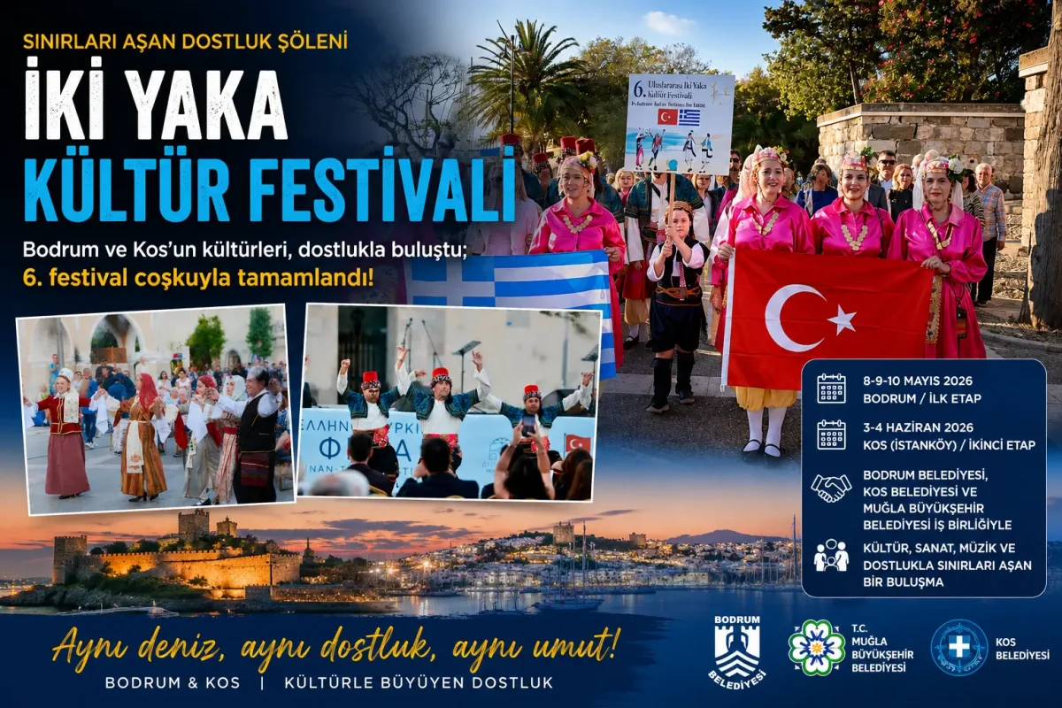 Ege’de Dostluk Rüzgarları Esiyor: İki Yaka Kültür Festivali Kos’ta Muhteşem Bir Kapanış Yaptı
