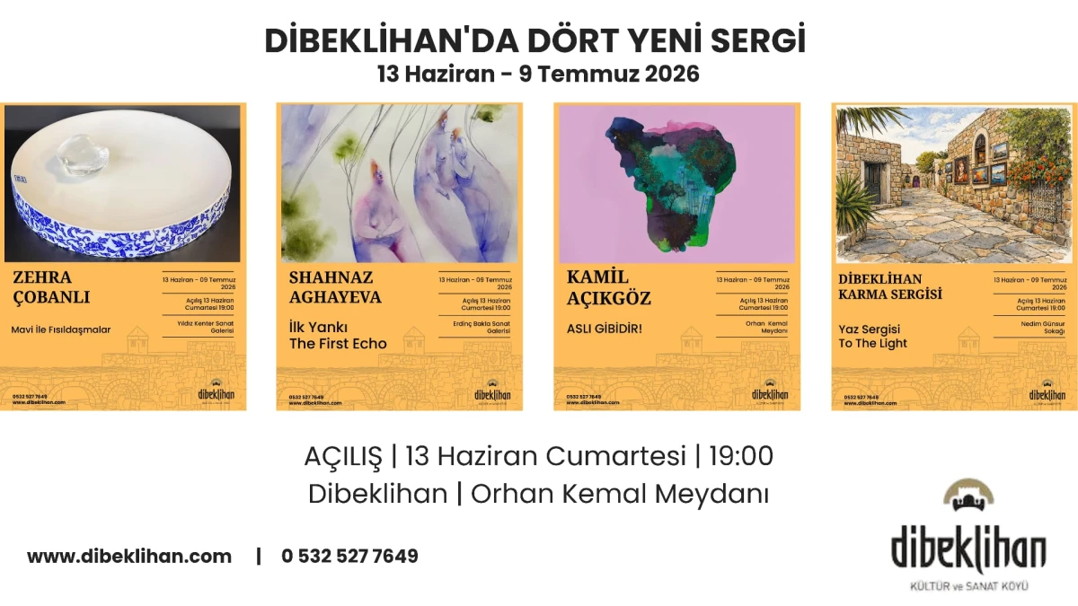 Bodrum’da Sanat Şöleni: Dibeklihan Kültür ve Sanat Köyü’nde Dört Yeni Sergi Bir Arada