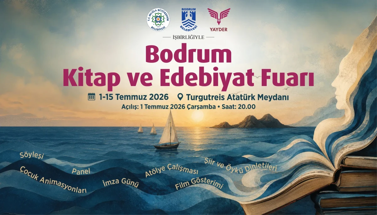 Turgutreis Kitap ve Edebiyat Fuarı Başlıyor: Bodrum Meydanı 15 Gün Boyunca Kültürle Buluşacak