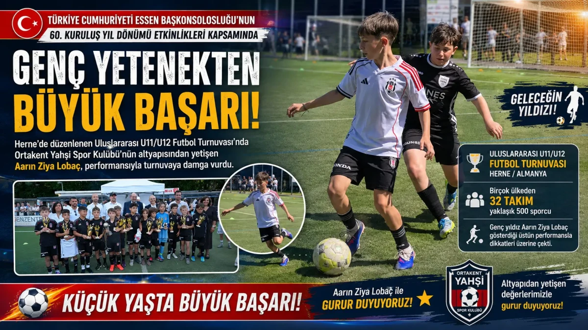 Almanya’da Bodrum Gururu: Aarın Ziya Lobaç Uluslararası Turnuvada Devleşti