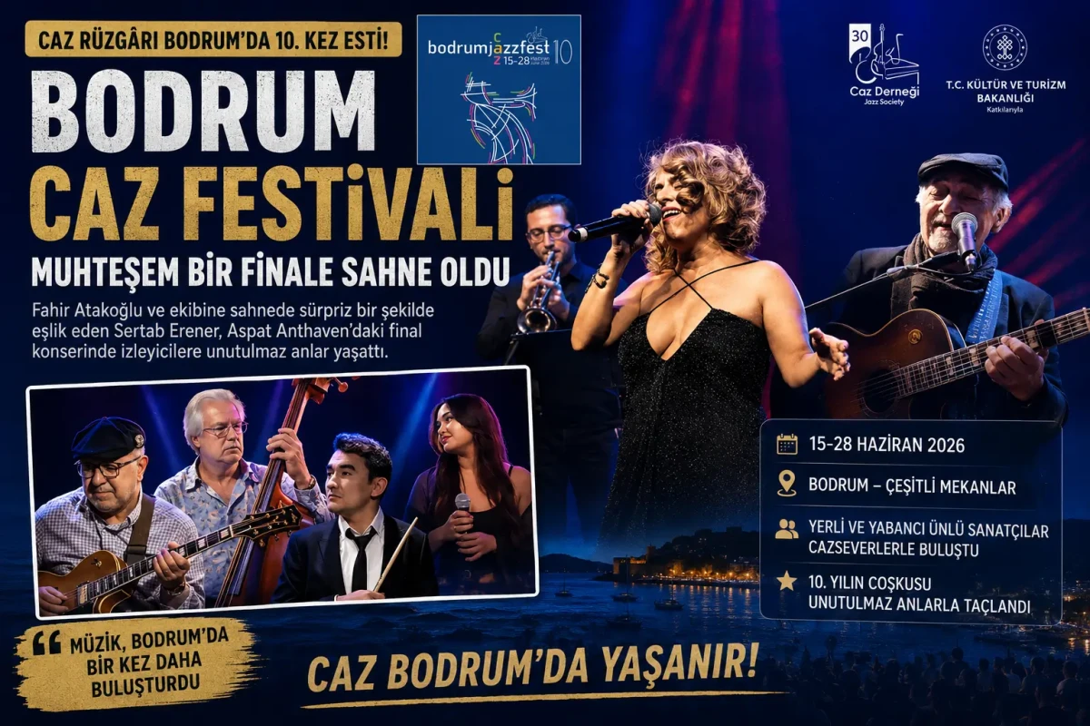 10. Uluslararası Bodrum Caz Festivali Görkemli Bir Finalle Sona Erdi