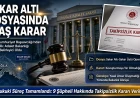 Muğla’da "Sakar Altı-Sakar Üstü" Operasyonunda Hukuki Karar: Başsavcılıktan Takipsizlik
