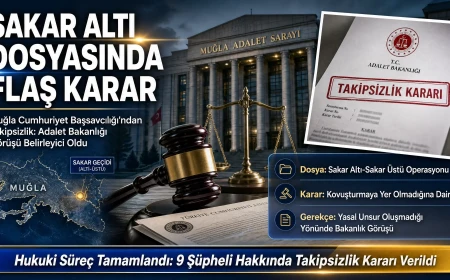 Muğla’da "Sakar Altı-Sakar Üstü" Operasyonunda Hukuki Karar: Başsavcılıktan Takipsizlik