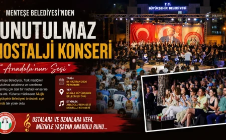 Menteşe’de Unutulmaz Gece: "Anadolu'nun Sesi" Konseri Kulakların Pasını Sildi