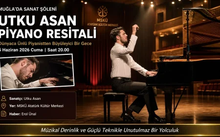 Genç Deha Utku Asan Muğla’da Sahne Alıyor: Klasik Müzik Tutkunları AKM’de Buluşuyor