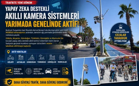 Bodrum’da 6 Mahalle Daha Dijital Takipte: Yeni Nesil KGYS Kameraları Devreye Girdi