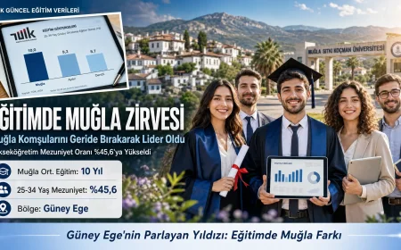 Türkiye’nin Eğitim Haritası Şekillendi: Muğla Ege Bölgesi’nde Zirveye Yerleşti