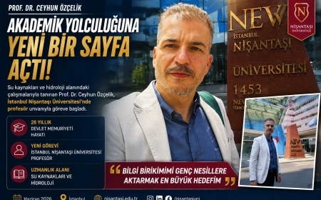 Prof. Dr. Ceyhun Özçelik’ten Akademik Kariyerinde Yeni Dönem: Nişantaşı Üniversitesi’ne Transfer Oldu