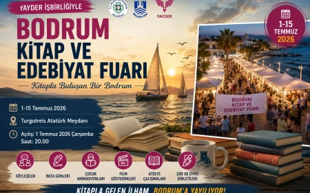 Turgutreis Kitap ve Edebiyat Fuarı Başlıyor: Bodrum Meydanı 15 Gün Boyunca Kültürle Buluşacak