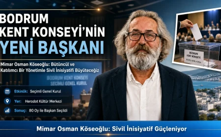 Bodrum Kent Konseyi'nin Yeni Başkanı Osman Köseoğlu Oldu