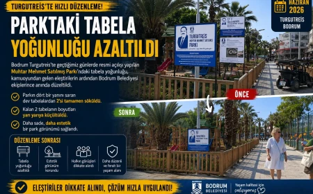 Turgutreis’teki Tabela Kirliliğine Son: Bodrum Belediyesi Eleştiriler Üzerine Harekete Geçti