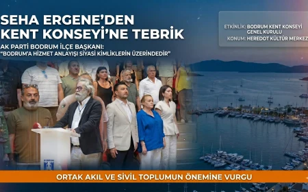 AK Parti Bodrum İlçe Başkanı Seha Ergene’den Kent Konseyi’ne Tebrik: “Ortak Akılla Bodrum’a Hizmet Edeceğiz”