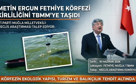 İYİ Partili Metin Ergun’dan Fethiye Körfezi İçin Meclis Araştırması Çağrısı