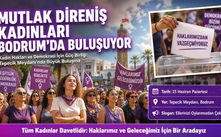 Bodrumlu Kadınlardan "Ellerinizi Oylarımızdan Çekin" Çağrısı: Tepecik Meydanı’nda Dayanışma Buluşması