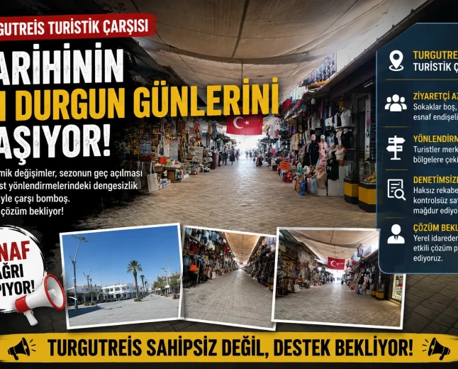 Turgutreis Turistik Çarşısı’nda Sezon Sessizliği: Esnaftan Acil Müdahale Çağrısı