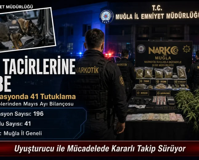Muğla’da Zehir Tacirlerine Büyük Darbe: Mayıs Ayı Narkotik Bilançosu Açıklandı