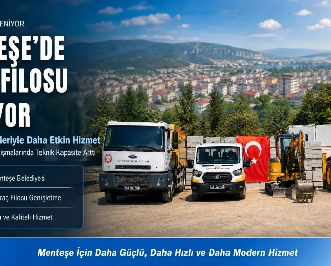 Menteşe Belediyesi Araç Filosunu Genişletti: Altyapı Çalışmalarına Teknik Güç