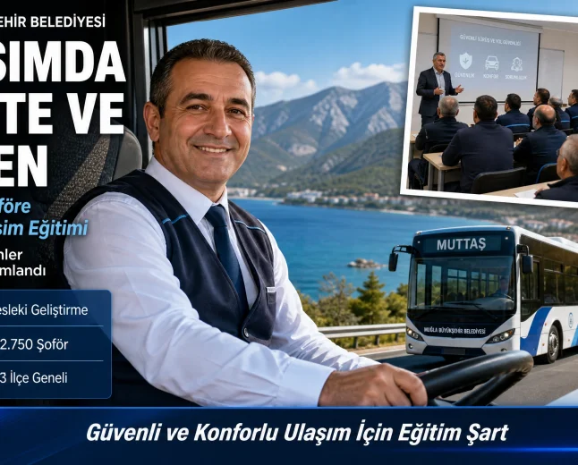Muğla Büyükşehir Belediyesi’nden 13 İlçede Şoförlere Mesleki Gelişim Eğitimi