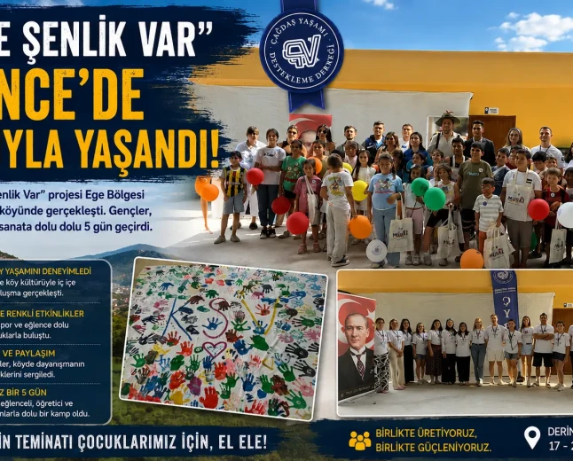 ÇYDD’den Milas Derince Köyü’nde Büyük Şenlik: “Köyde Şenlik Var” Projesi Tamamlandı