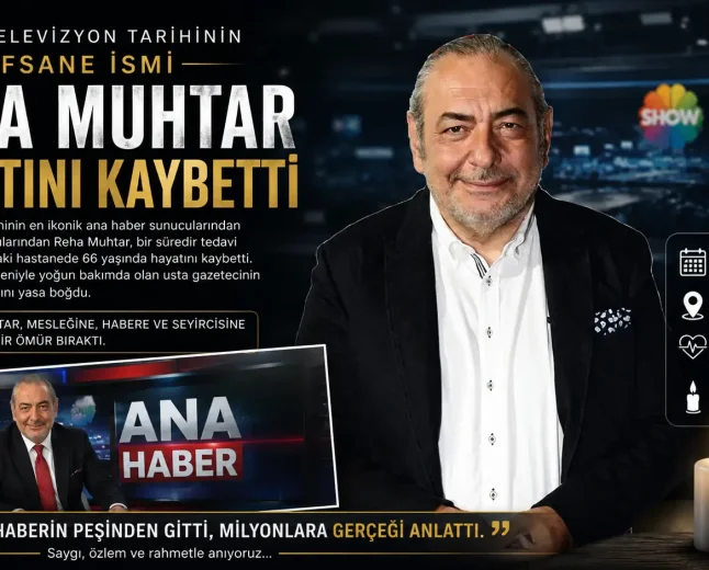 Ünlü Televizyoncu Reha Muhtar Bodrumda Hayatını Kaybetti