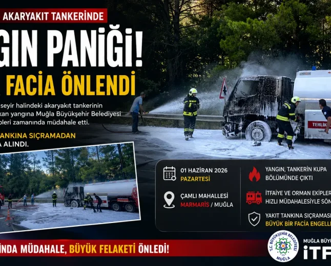 Marmaris’te Korkutan Akaryakıt Tankeri Yangını: Facianın Eşiğinden Dönüldü