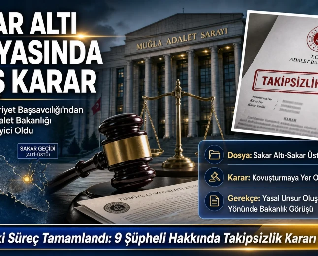 Muğla’da "Sakar Altı-Sakar Üstü" Operasyonunda Hukuki Karar: Başsavcılıktan Takipsizlik
