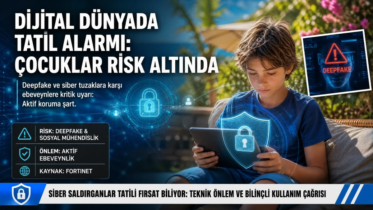 Yaz Tatilinde Dijital Tehlike: Ebeveynler İçin Siber Güvenlik Rehberi