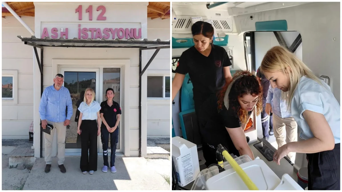 İl Sağlık Müdürü Dr. Eriş Başaran Akça’dan 112 Acil Sağlık İstasyonlarına Ziyaret