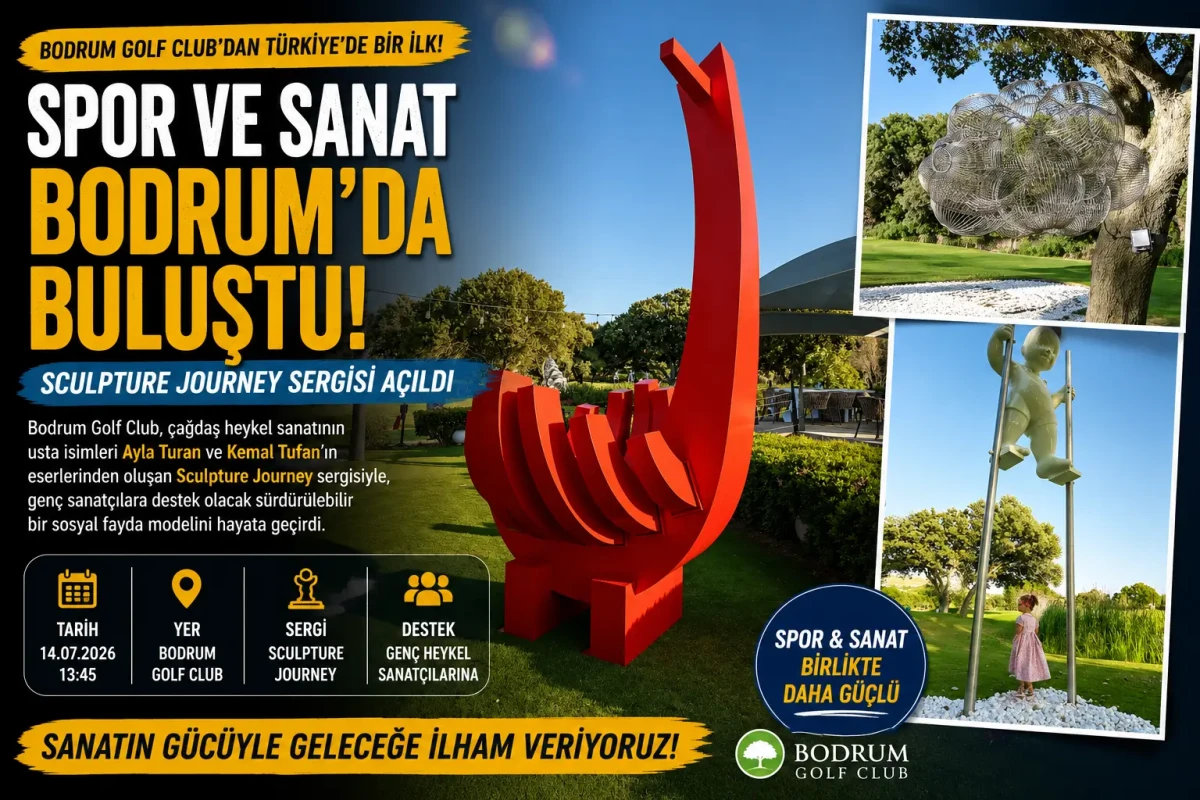 Bodrum Golf Club’ta Sanat ve Sosyal Fayda Buluşması: Sculpture Journey Sergisi Başladı