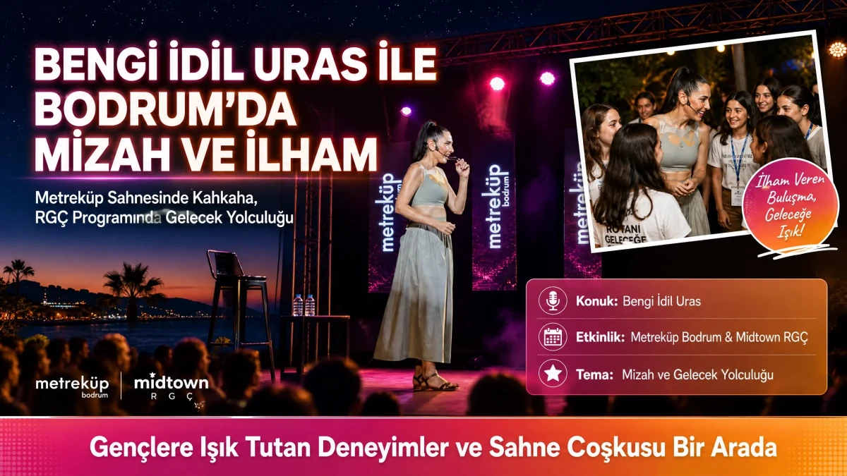 Bengi İdil Uras Bodrum’da: Hem Gençlere İlham Oldu Hem Sahnenin Tozunu Attırdı