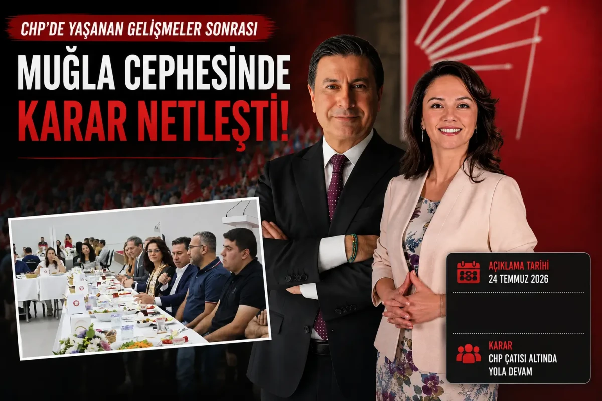Muğla’da Siyasi Gözler Çevrilmişti: Başkanlar Ahmet Aras ve Gonca Köksal’dan CHP Kararı