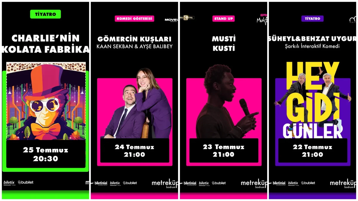 Metreküp Bodrum’da Sanat Şöleni: Uygur Kardeşler’den Tango Gecesine Dopdolu Bir Hafta