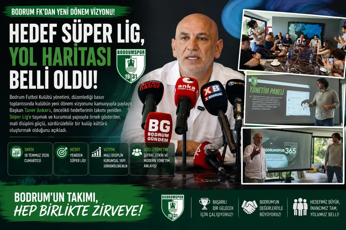 Bodrum FK’da Yeni Dönem: Başkan Taner Ankara’dan Süper Lig Ve Yeniden Yapılanma Vizyonu