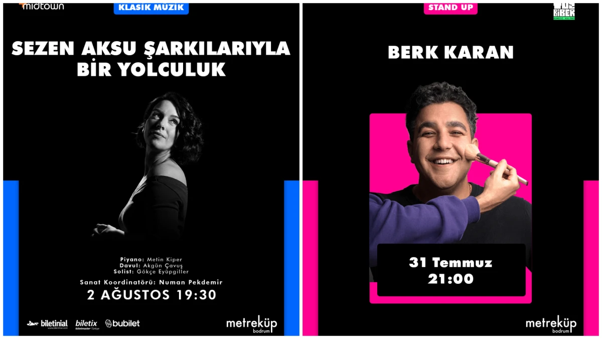 Temmuz’u Uğurlarken Ağustos’u Karşılarken: Metreküp Bodrum’da Dolu Dolu Etkinlik Haftası