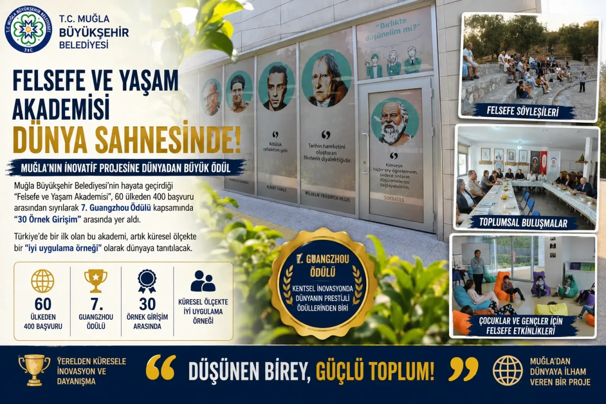 Muğla’nın “Felsefe ve Yaşam Akademisi” Dünya Sahnesinde: 30 Örnek Girişim Arasında