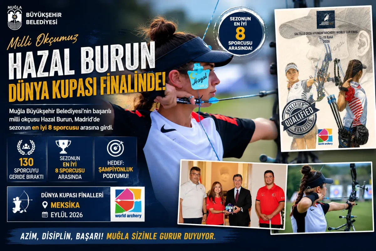 Muğla’nın Gururu Hazal Burun Dünya Kupası Finallerinde: Hedef Şampiyonluk
