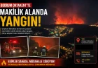 Ortakent’te Makilik Alanda Yangın: İtfaiye Ekipleri Müdahale Ediyor