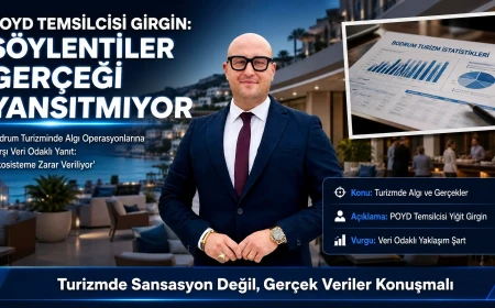 POYD Bodrum Temsilcisi Yiğit Girgin’den "Bodrum Bitti" Söylemlerine Sert Tepki: Sansasyonel Haberler Turizme Zarar Veriyor