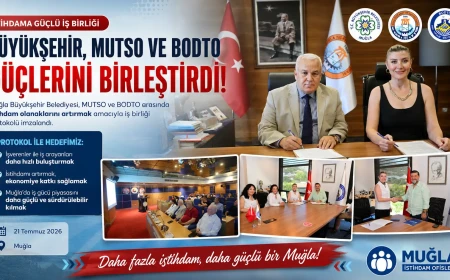 Muğla İstihdam Ofisleri’nden Güçlü İş Birliği: MUTSO ve BODTO ile Protokol İmzalandı