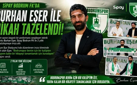 Sipay Bodrum FK’da Burhan Eşer Dönemi: Yarım Kalan Hikaye Tamamlanacak