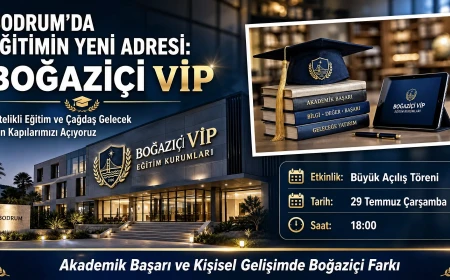 Yalıkavak’ta Eğitime Yeni Soluk: Boğaziçi VİP Eğitim Kurumları Kapılarını Açıyor