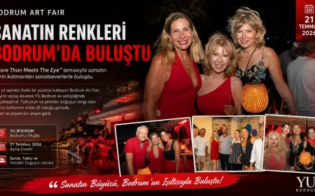 Bodrum Art Fair’in Kırmızı Temalı Görkemli Açılışı YU Bodrum Ev Sahibi Oldu