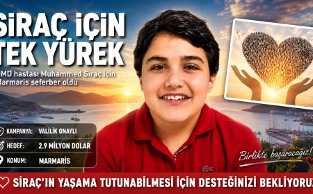 Marmaris Siraç İçin Tek Yürek: Muhammed Siraç’ın Tedavisi İçin Seferberlik Başladı