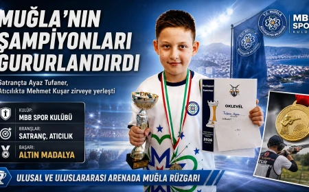 Muğla Büyükşehir Belediyesi Sporcuları Avrupa ve Türkiye’de Kürsüye Çıktı
