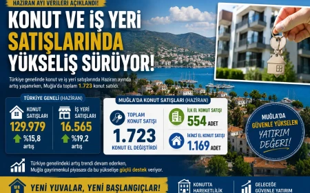 Türkiye Genelinde Konut Ve İş Yeri Satışlarında Haziran Ayı Hareketliliği