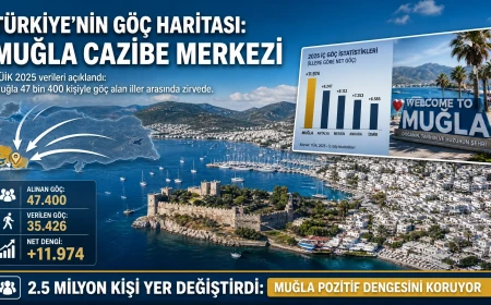 Türkiye’de Göç Hareketliliği: 2025 Verileri İle İller Arası Nüfus Değişimi