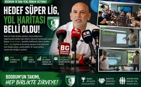 Bodrum FK’da Yeni Dönem: Başkan Taner Ankara’dan Süper Lig Ve Yeniden Yapılanma Vizyonu